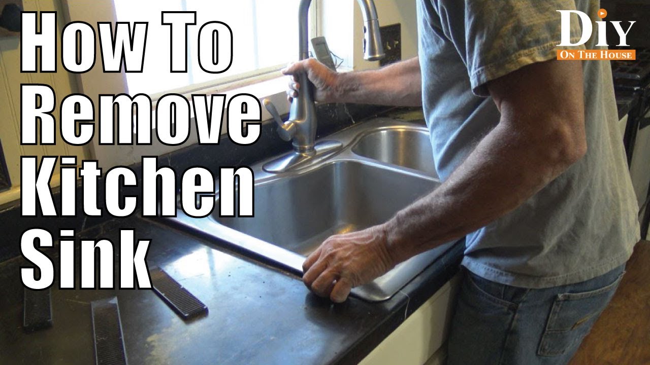 How To Remove Kitchen Sink From Countertop